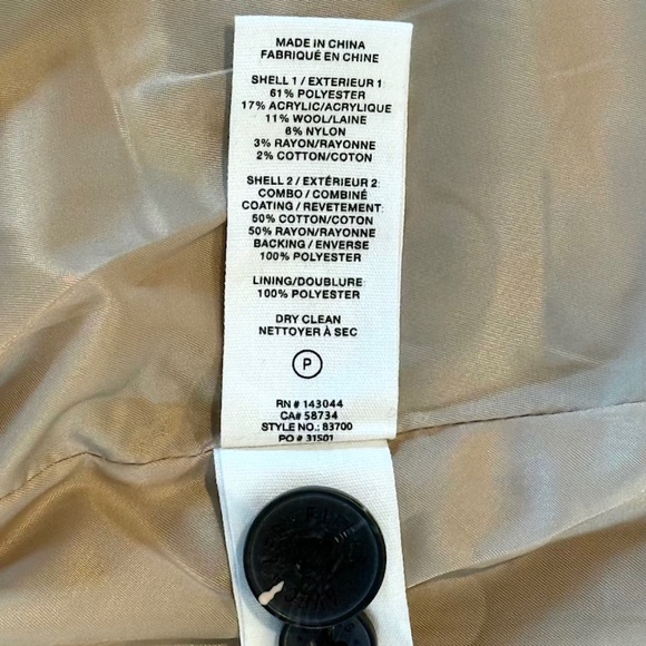 Avec Les Filles Double-Breasted Elbow-Patch Plaid Jacket - X-Small (NWT) - Picture 13 of 13